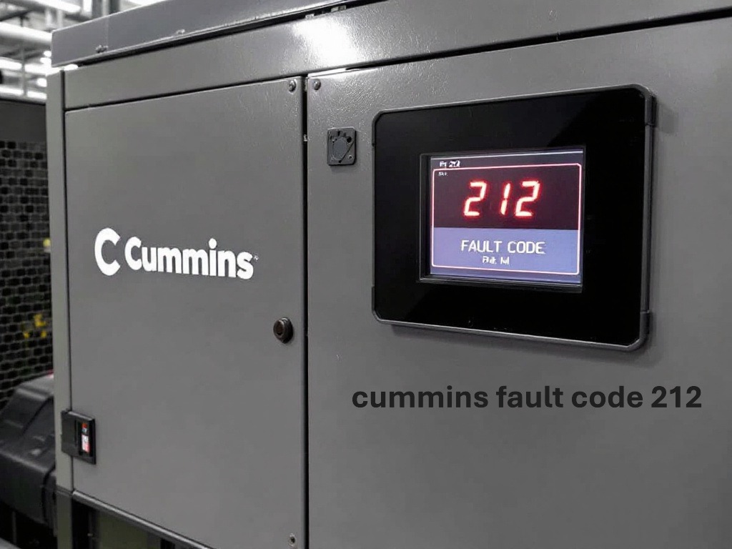 cummins generator fault code 212